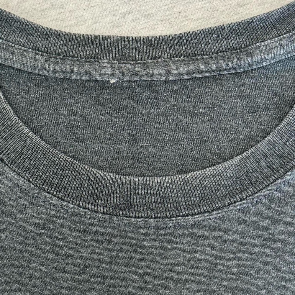 Vintage 2000s Justin Martin AOP Racing Graphics Gray Tee Shirt - Picture 5 of 6